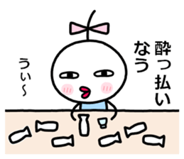 Small ribbon-chan 2 sticker #13848125