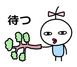 Small ribbon-chan 2 sticker #13848135