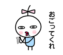 Small ribbon-chan 2 sticker #13848139