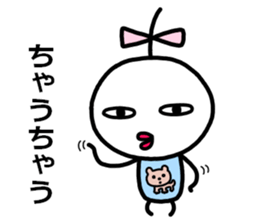 Small ribbon-chan 2 sticker #13848143