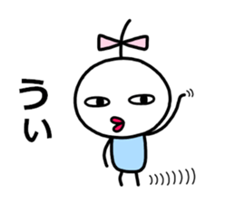 Small ribbon-chan 2 sticker #13848145