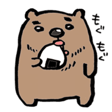 working bear`kumao` sticker #13849479