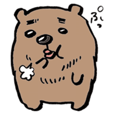 working bear`kumao` sticker #13849492