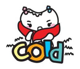 cute kawaii tooth sticker #13849854