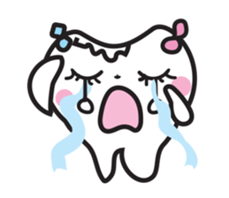 cute kawaii tooth sticker #13849871