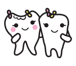 cute kawaii tooth sticker #13849874