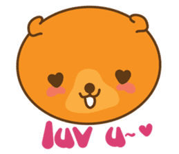 Dori the Adorable Bear sticker #13850624