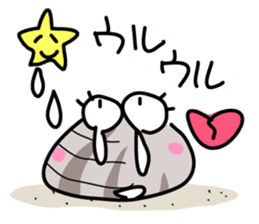 Short-necked clam Asariko chan sticker #13850848