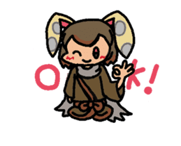 Moving Usamimi sticker sticker #13851046