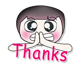 Hi! My name is Kotaro. Good Luck! sticker #13851719