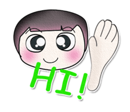 Hi! My name is Kotaro. Good Luck! sticker #13851721