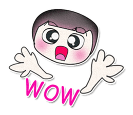 Hi! My name is Kotaro. Good Luck! sticker #13851722