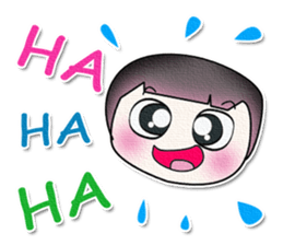 Hi! My name is Kotaro. Good Luck! sticker #13851730