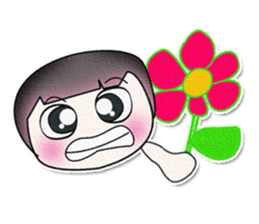 Hi! My name is Kotaro. Good Luck! sticker #13851747