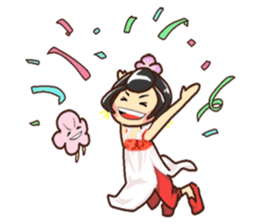 xiao mei with her brother sticker #13851799