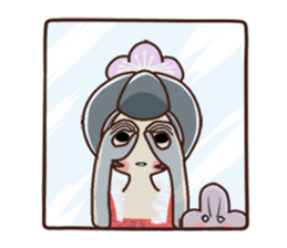 xiao mei with her brother sticker #13851800