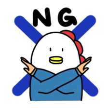 Daily life of Mr.Bird head sticker #13851896