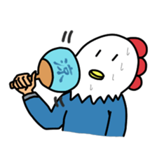 Daily life of Mr.Bird head sticker #13851920