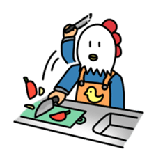 Daily life of Mr.Bird head sticker #13851923