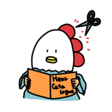 Daily life of Mr.Bird head sticker #13851924