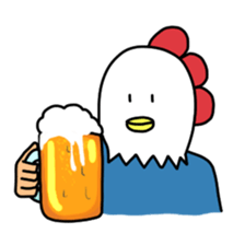 Daily life of Mr.Bird head sticker #13851925