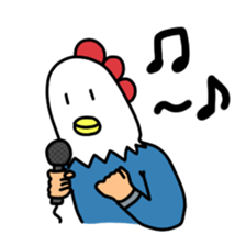 Daily life of Mr.Bird head sticker #13851926