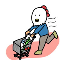 Daily life of Mr.Bird head sticker #13851932