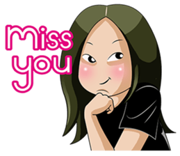 joy sister and happy lei-II sticker #13852127