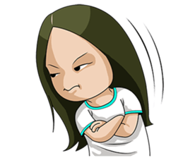 joy sister and happy lei-II sticker #13852131