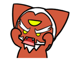 Three eyes cat of the Slaughter sticker #13852319