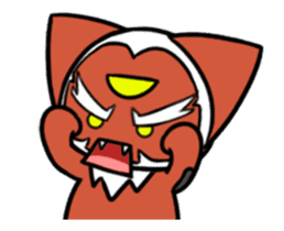 Three eyes cat of the Slaughter sticker #13852319