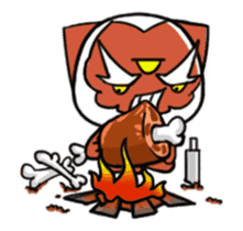 Three eyes cat of the Slaughter sticker #13852321