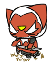 Three eyes cat of the Slaughter sticker #13852323