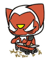 Three eyes cat of the Slaughter sticker #13852323