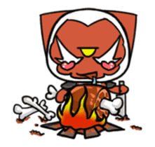 Three eyes cat of the Slaughter sticker #13852324