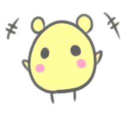 Chicks with ears second version sticker #13852341