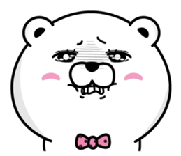 Bear princess affectation2 sticker #13852731