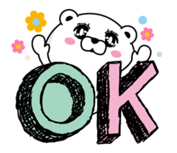 Bear princess affectation2 sticker #13852735