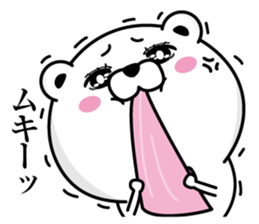 Bear princess affectation2 sticker #13852749