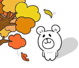 Maya Bear's Autumn and Winter sticker #13853105