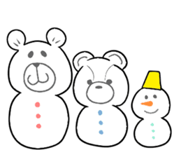 Maya Bear's Autumn and Winter sticker #13853120