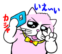 Fashionable love cat "Lily" sticker #13853414