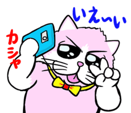 Fashionable love cat "Lily" sticker #13853414