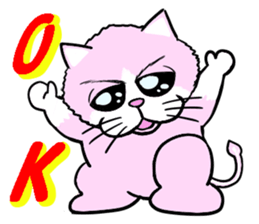 Fashionable love cat "Lily" sticker #13853429