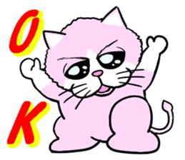 Fashionable love cat "Lily" sticker #13853429