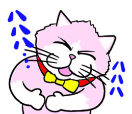 Fashionable love cat "Lily" sticker #13853430