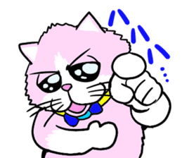 Fashionable love cat "Lily" sticker #13853431