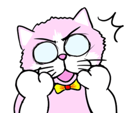 Fashionable love cat "Lily" sticker #13853438