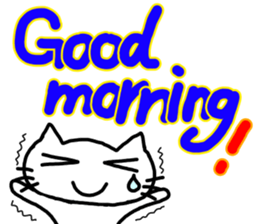 Greeting only in English! sticker #13854102