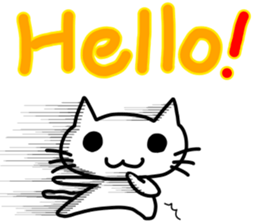 Greeting only in English! sticker #13854104